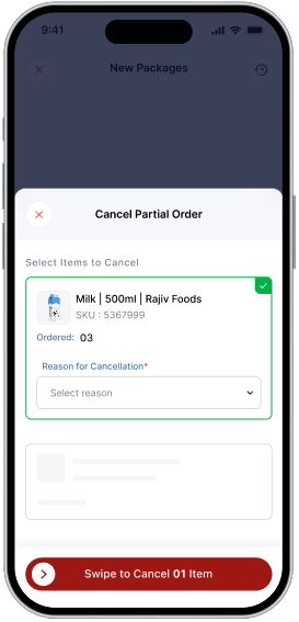 Easy return and cancellation